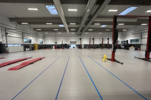 Moderne erhvervsejendom i Svenstrup